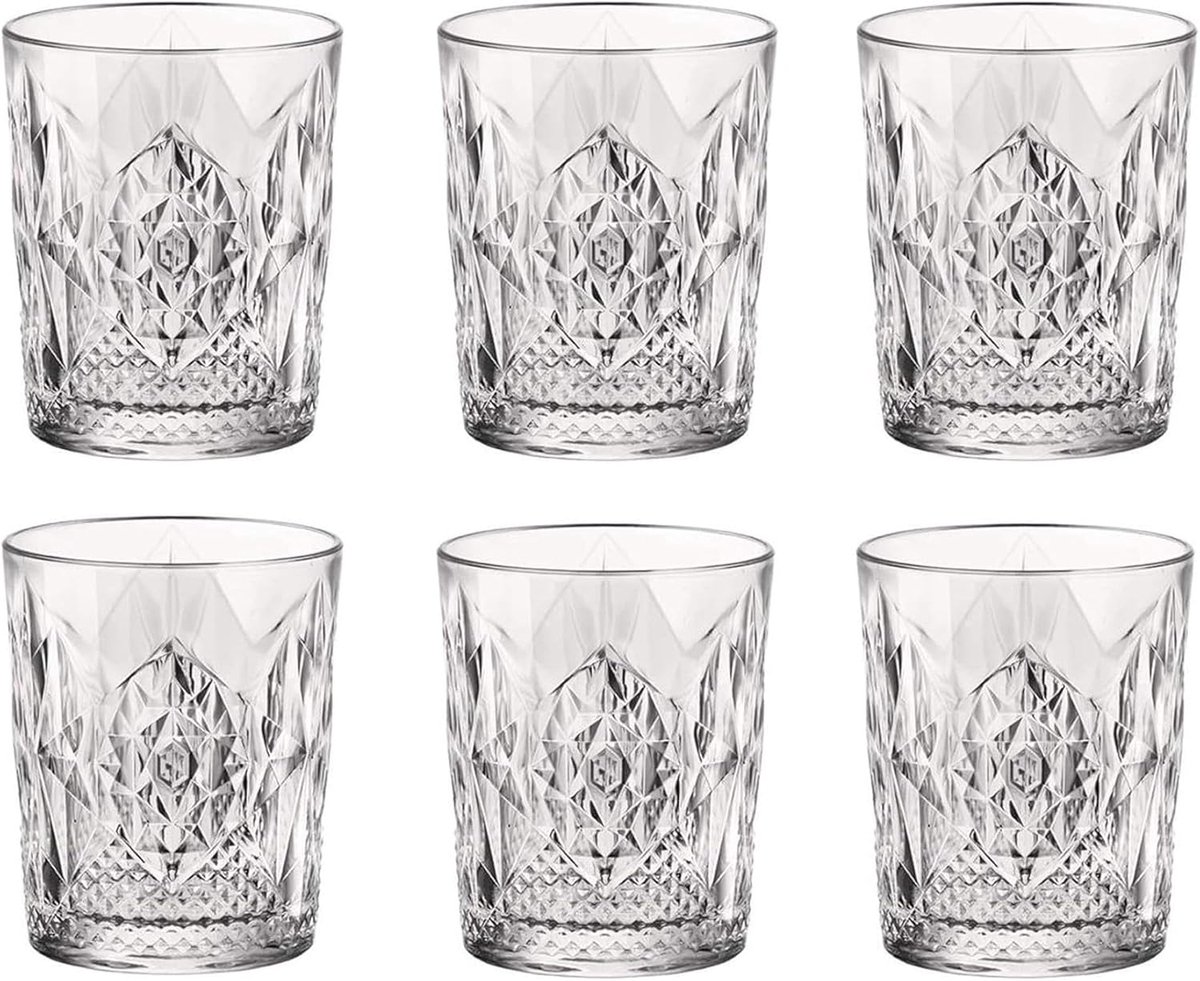 Transparante whiskyglazen set van 6 - 390 ml glazen voor optimale whiskybeleving