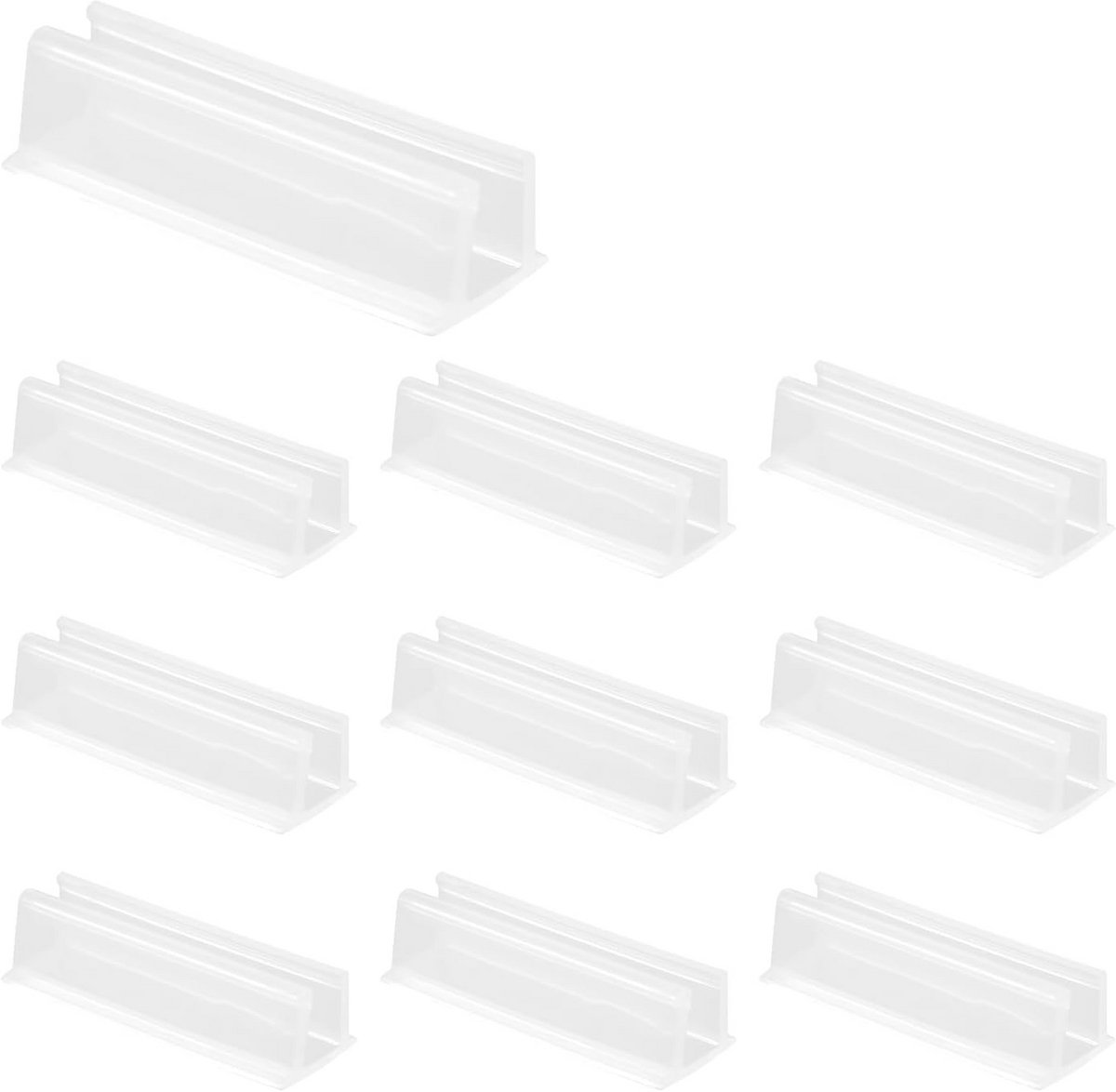 10 Stuks Neon Lichtslang Montagebeugels - Waterdichte Wandhouders voor LED-Strips