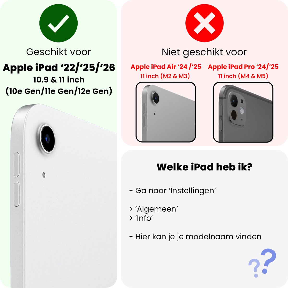 Kristalheldere gehard glas screenprotector voor Apple iPad A16 10,9 / 11 inch (10e & 11e generatie) - Afbeelding 2