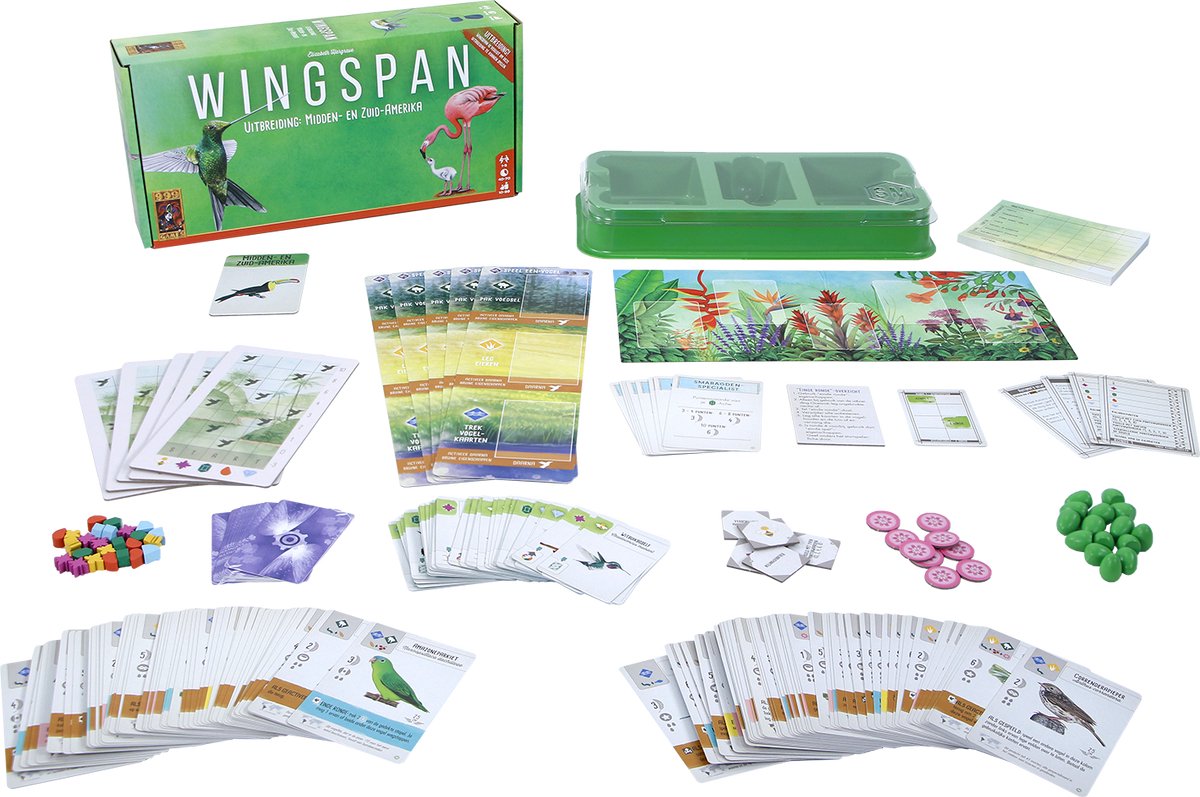 999 Games - Wingspan uitbreiding: Midden- en Zuid-Amerika Bordspel — afbeelding 6