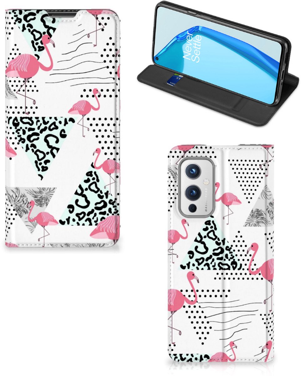 OnePlus 9 Hoesje maken Flamingo Triangle