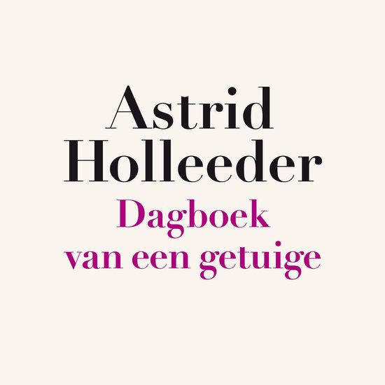Dagboek van een getuige - cover