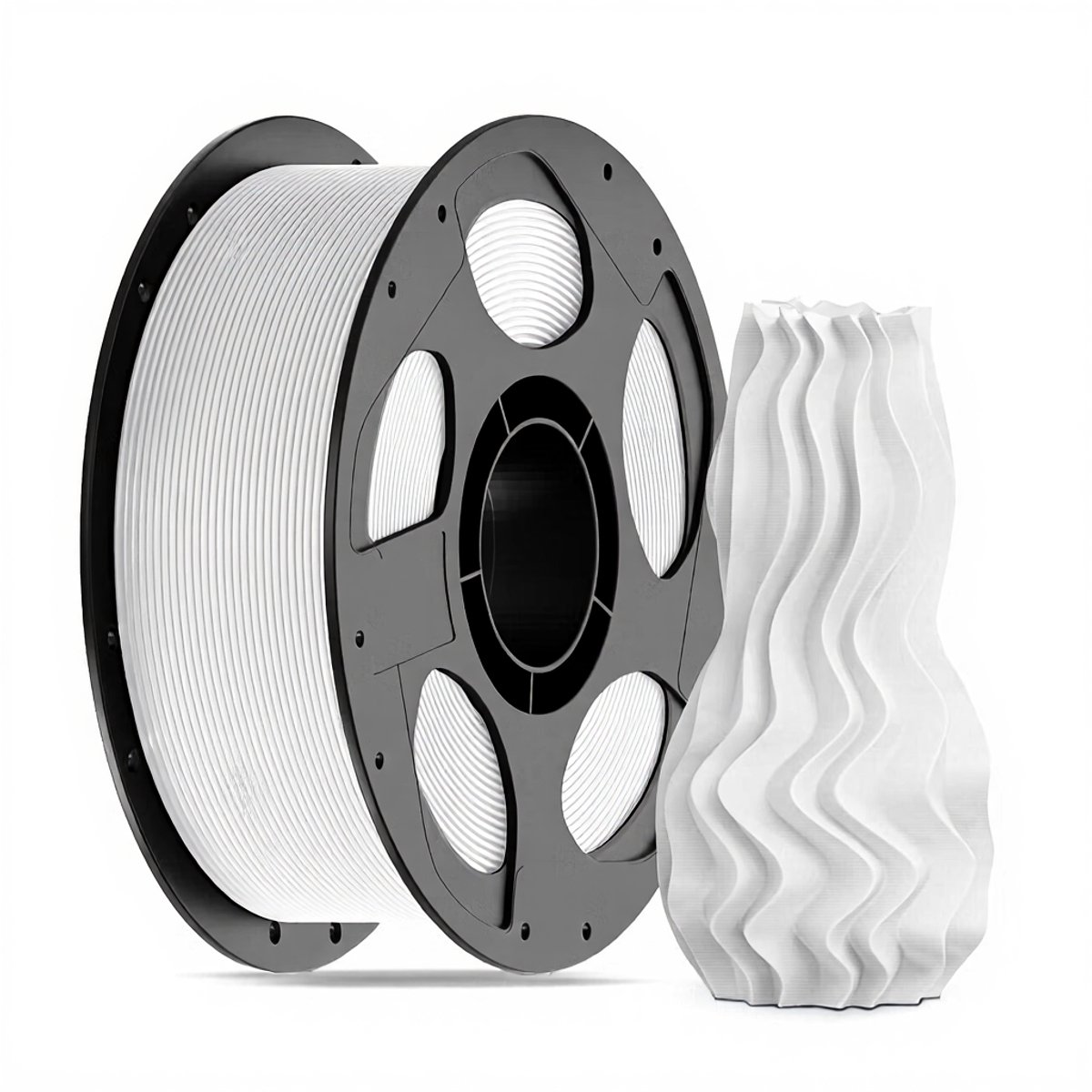 Anycubic PLA Filament Wit 1KG – 1.75mm Hoogwaardige 3D Printer Filament – Nauwkeurige en Gladde Prints
