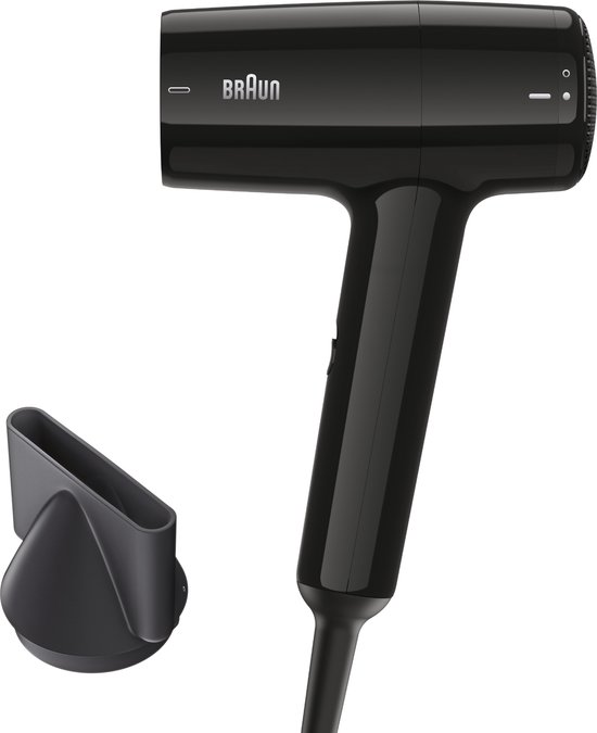 Braun HD1.5 Föhn - Compacte Krachtige Haardroger - 3 Snelheden / Temperaturen - Lichtgewicht - Compleet met Blaasmond