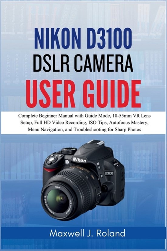 Nikon D3100 DSLR Camera User Guide - cover