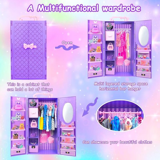 Poppenkleding met Accessoires voor 11.5 Inch Meisjespop van Merkloos — afbeelding 3