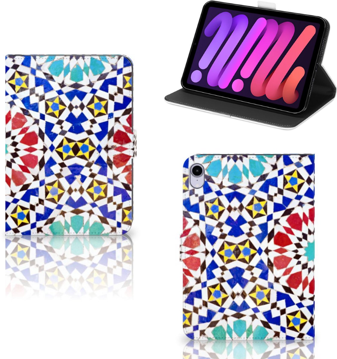 iPad Mini 6 (2021) Leuk Tablet hoesje Mozaïek