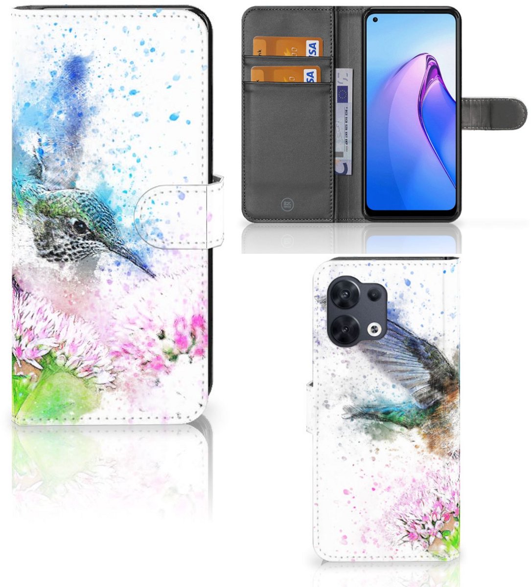 Hoesje OPPO Reno8 Vogel
