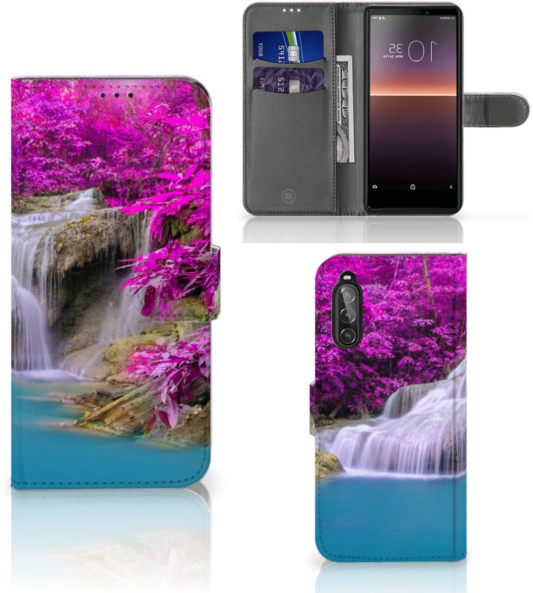 Sony Xperia 10 II Flip Cover Waterval