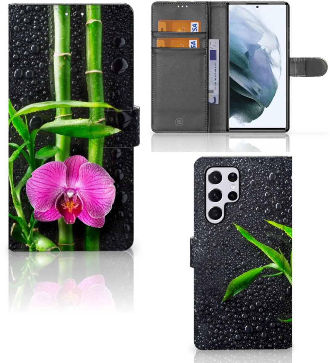 Samsung Galaxy S22 Ultra Hoesje Orchidee