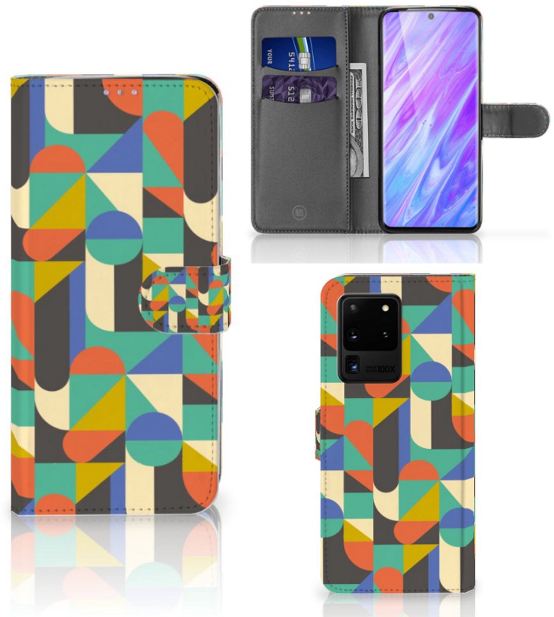 Samsung Galaxy S20 Ultra Telefoon Hoesje Funky Retro