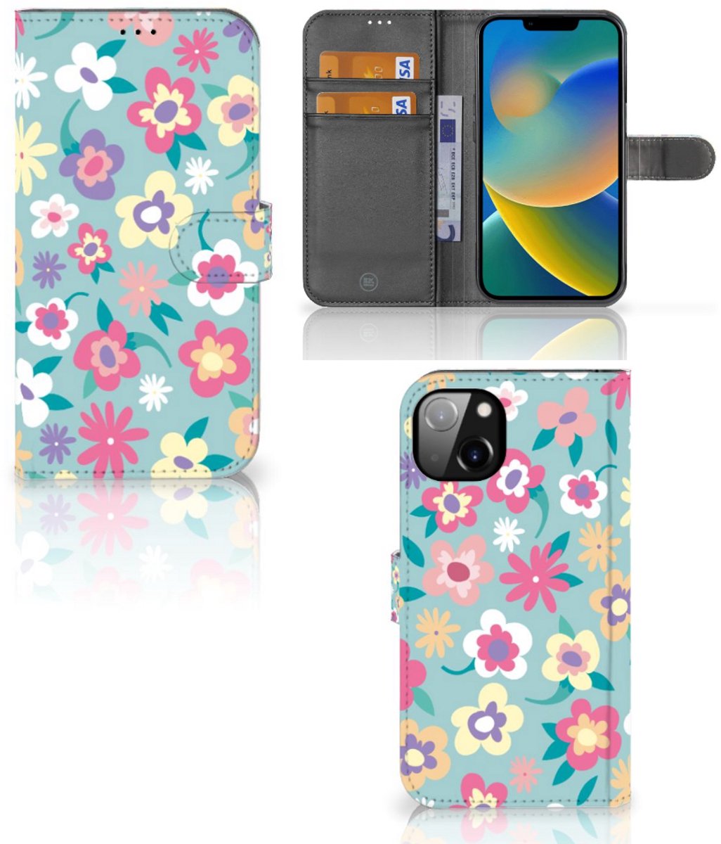 iPhone 14 Plus Hoesje Flower Power