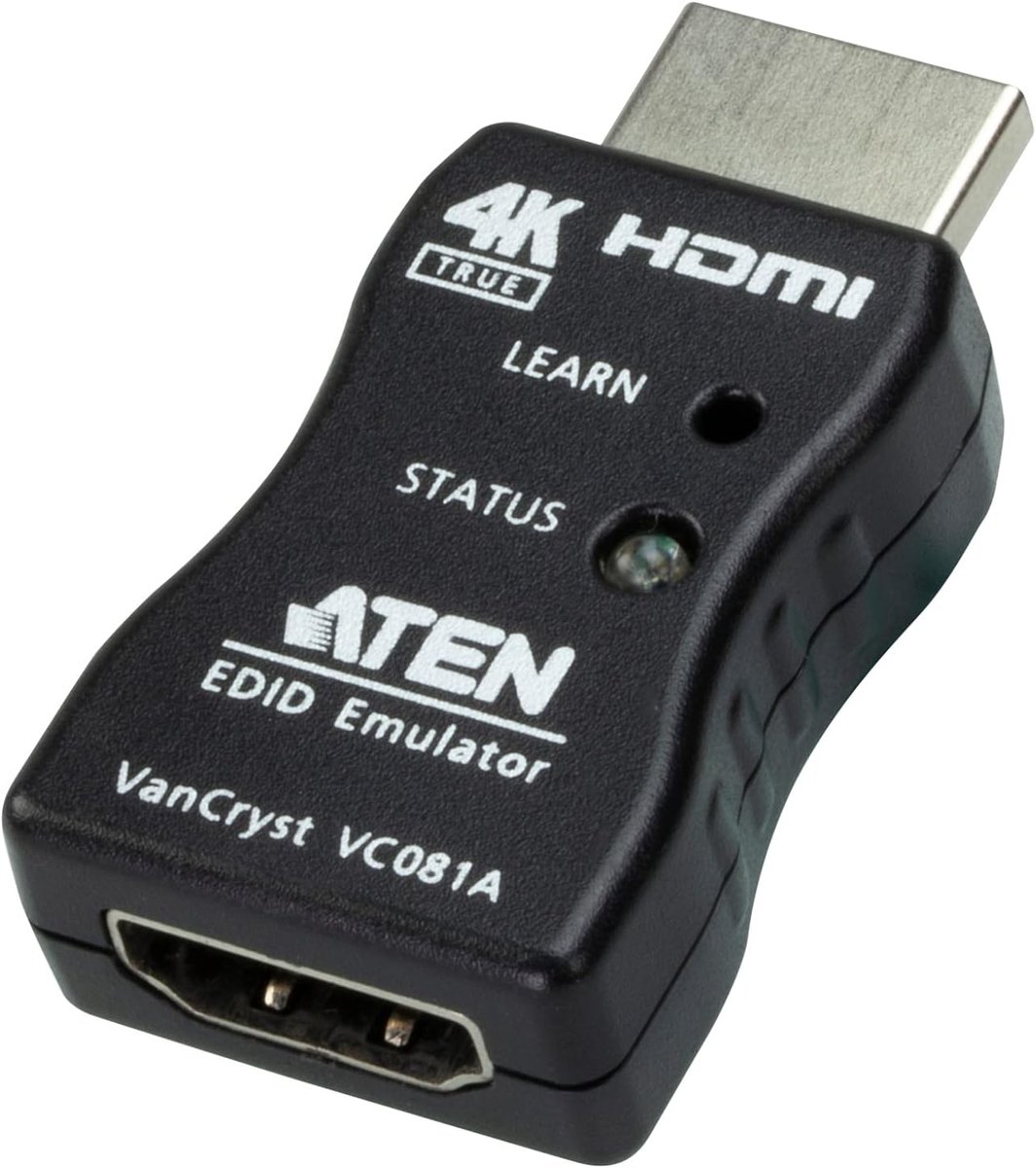 HDMI EDID Emulator Adapter voor 4K video-overdracht tot 3840 x 2160 @ 60Hz