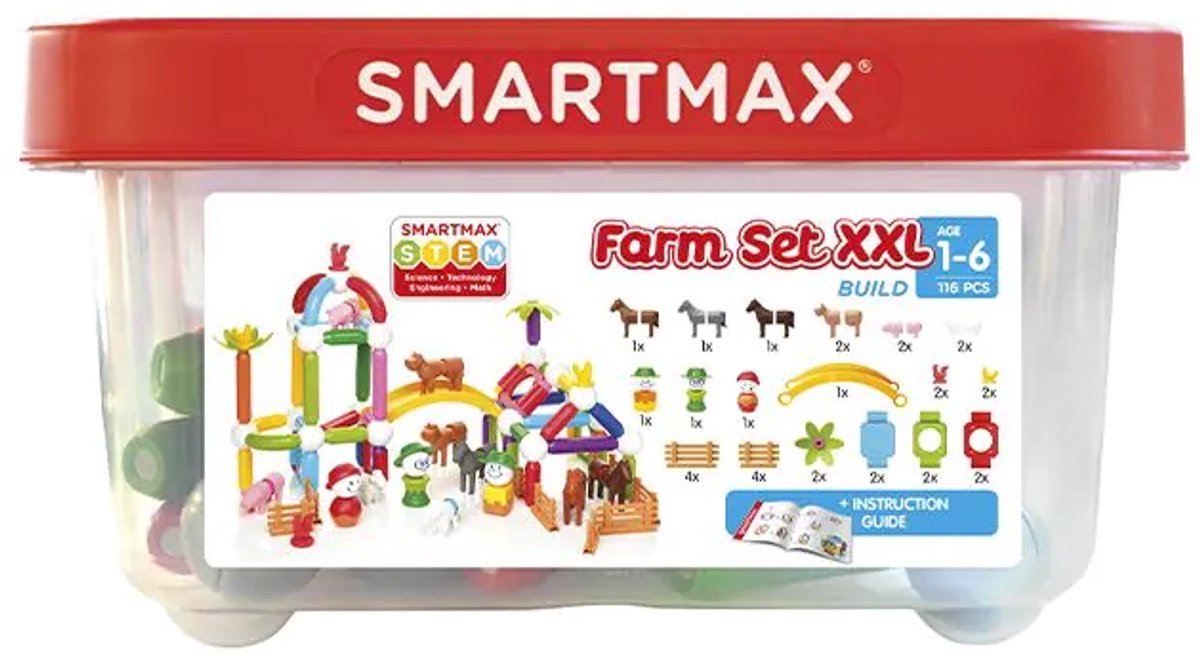 SmartMax Farm Set XXL magnetische boerderijbouwset thumbnail 5