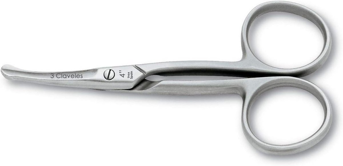 Veilige Nagelschaar voor Baby's - Gebogen Punt, 10,2 cm