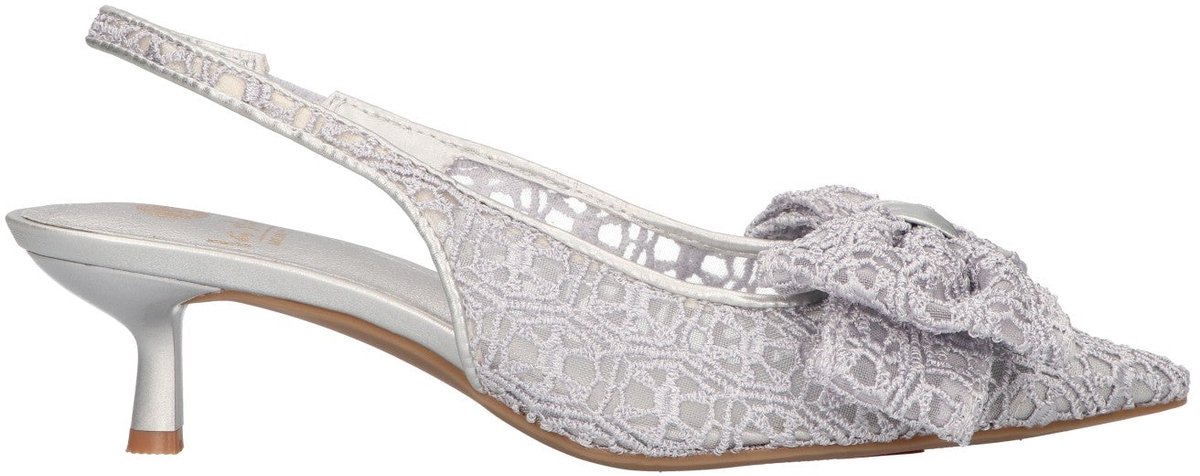 La Strada Slingback Zilver Mesh - Damesschoenen - Maat - 36
