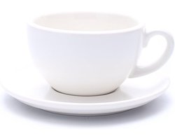 Grote Latte Art Koffiekop en Schotel - 10 oz