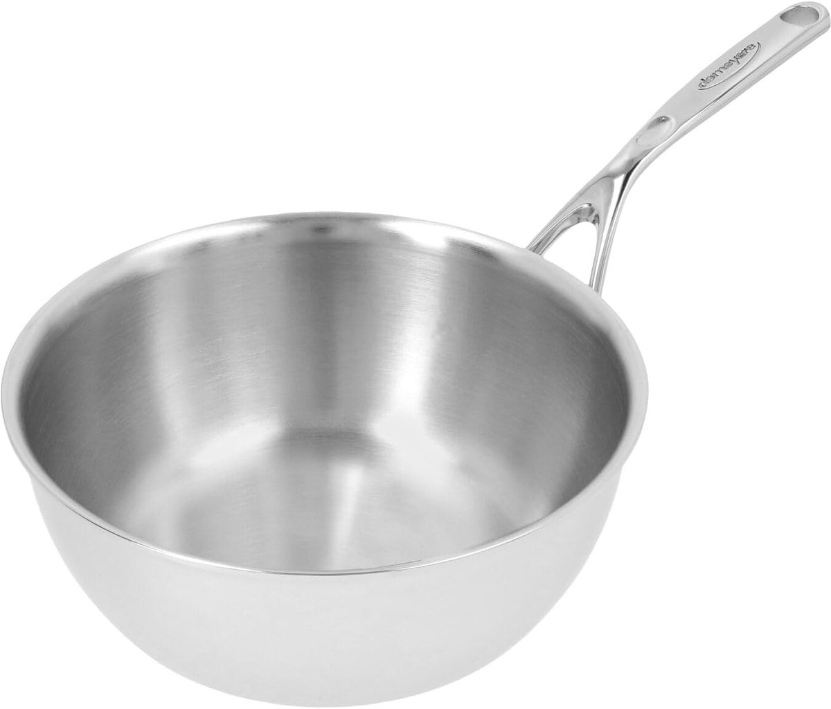 Saucepan Conical 24 cm - 3.3L - 7-Layer Stainless Steel