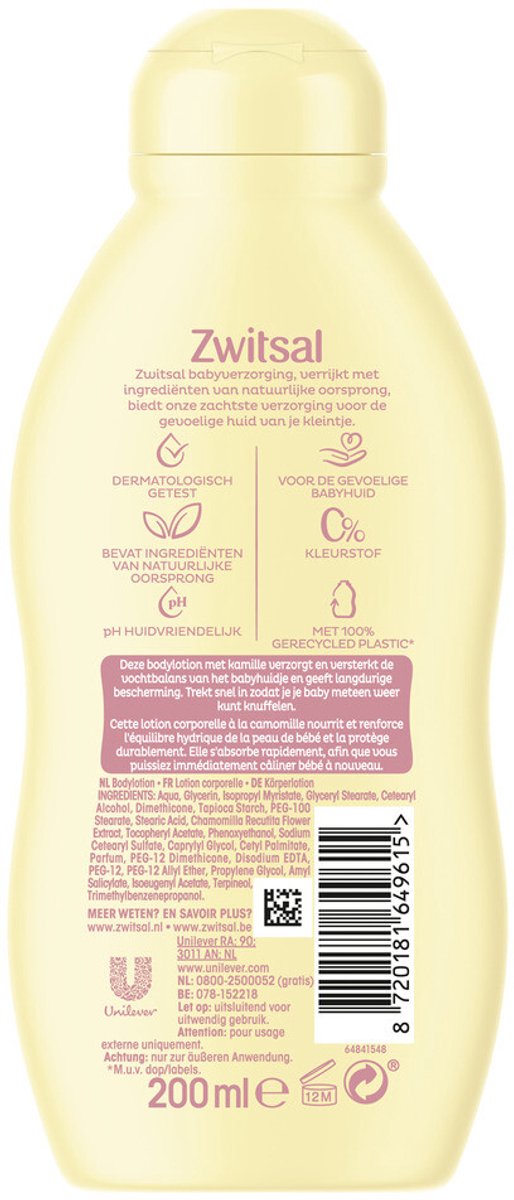 Zwitsal Bodylotion - 200 ml van Zwitsal — afbeelding 4