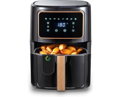 DYNA® Airfryer XXL - Mini-oven - Heteluchtfriteuse - Zwart - 36cm x 40cm x 36cm