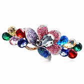 Haarklem Dames | Haarspeld | Haar Patentspeld | Haarklem Groot | Haarclip | Haarsieraad | Haarklemmen | Haar accessoires | Bloem | Mullti kleur | Cadeau Tip