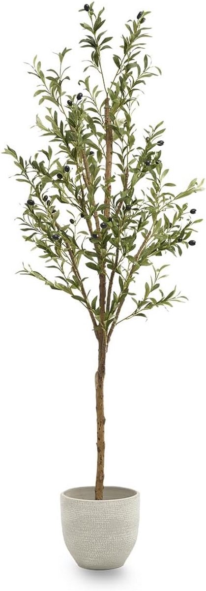 Kunstmatige Olijfboom 180 cm - Decoratieve Kunstplant voor Huis en Kantoor