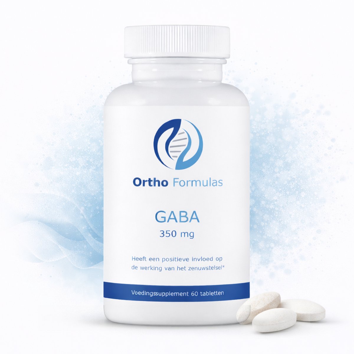 GABA Supplement – Stress & Ontspanning – L-Theanine - 350 mg – 60 Vegan Zuigtabletten