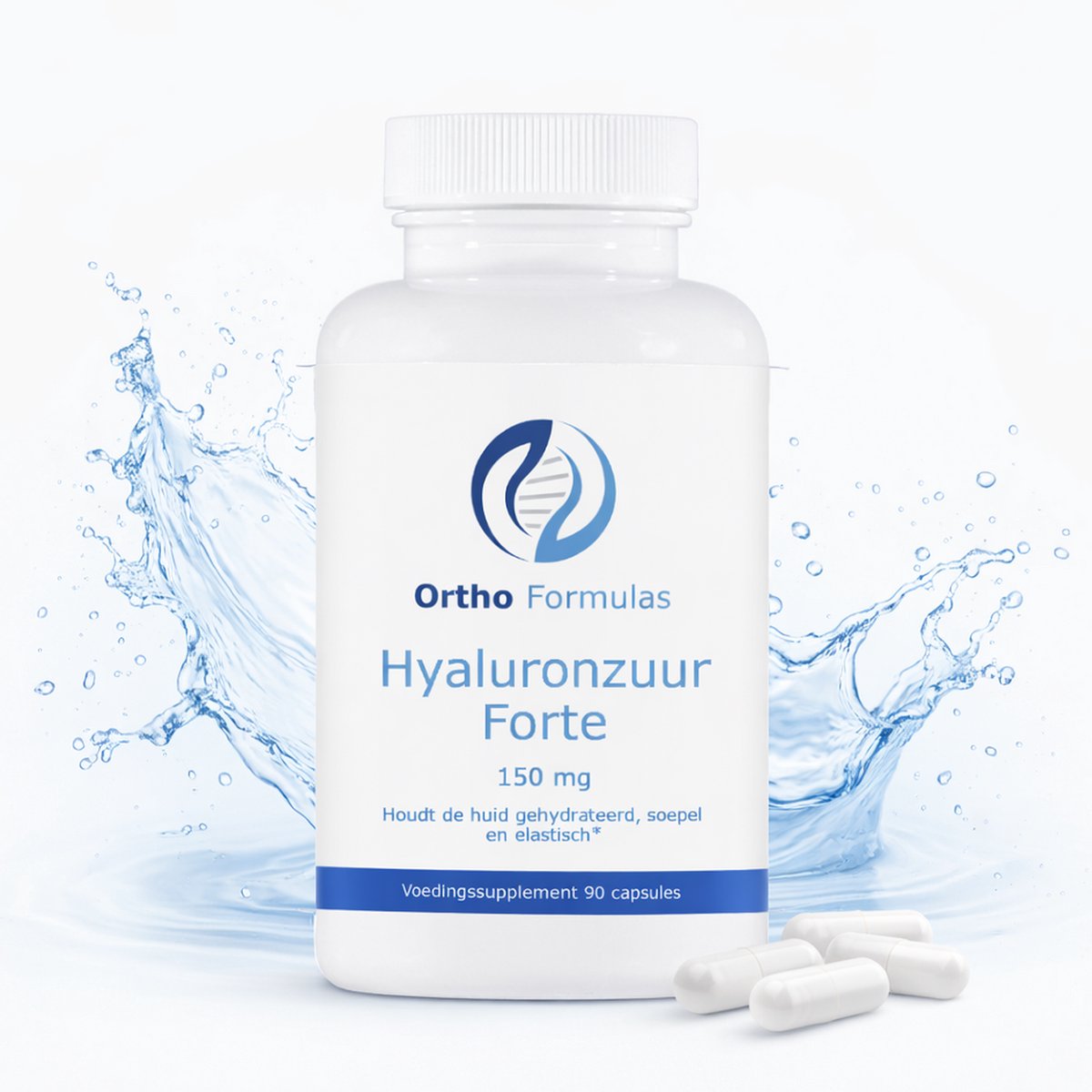 Hyaluronzuur Capsules – Huidverzorging & Hydratatie – 150 mg – 90 Vegan Capsules