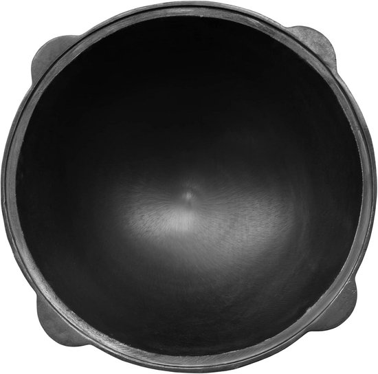 Gietijzeren Kazan Pan 16L met Aluminium Deksel - Traditioneel Kookgerei voor Buiten — afbeelding 5