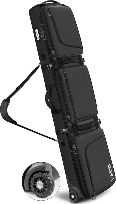 MMYUAK Snowboardtas Hoge Elastische Skiën Snowboard Tas Snowboard Rugzak Cover Draagbare Ski Board Draagtas Waterdicht (150 x 30 cm