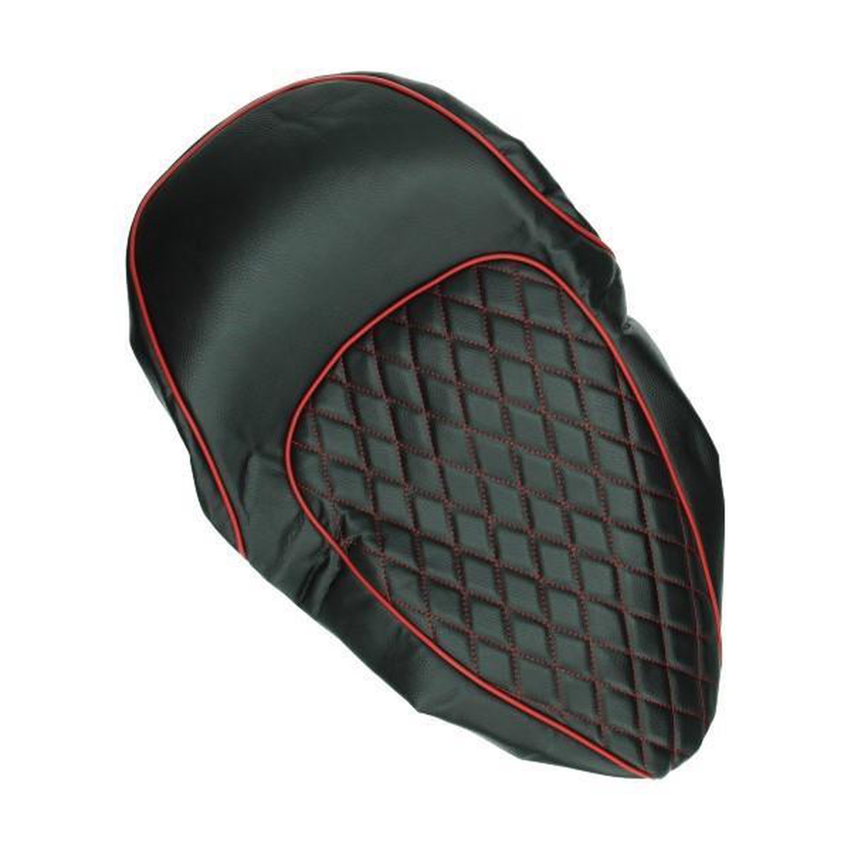 Piaggio Zip buddydek / zadelhoes Chesterfield zwart / rood | bol.com