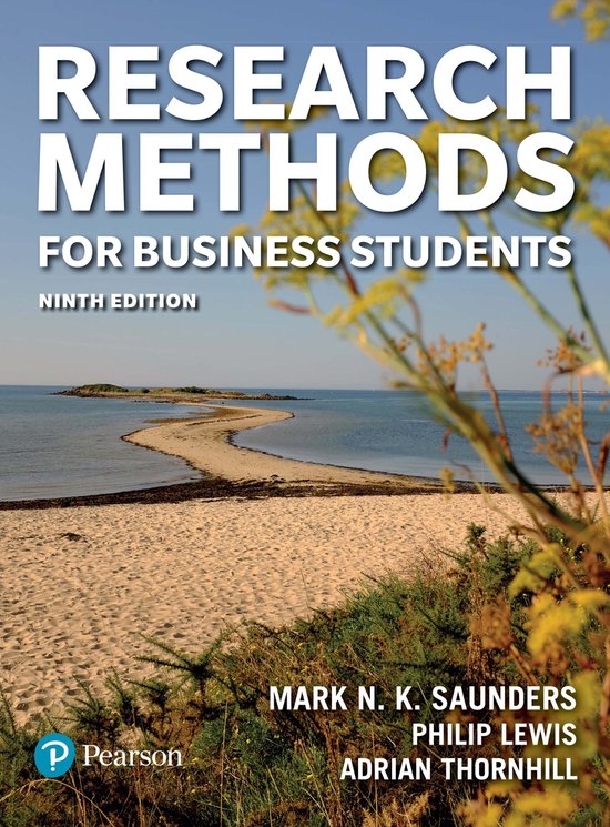 Research Methods for Business Students - cover