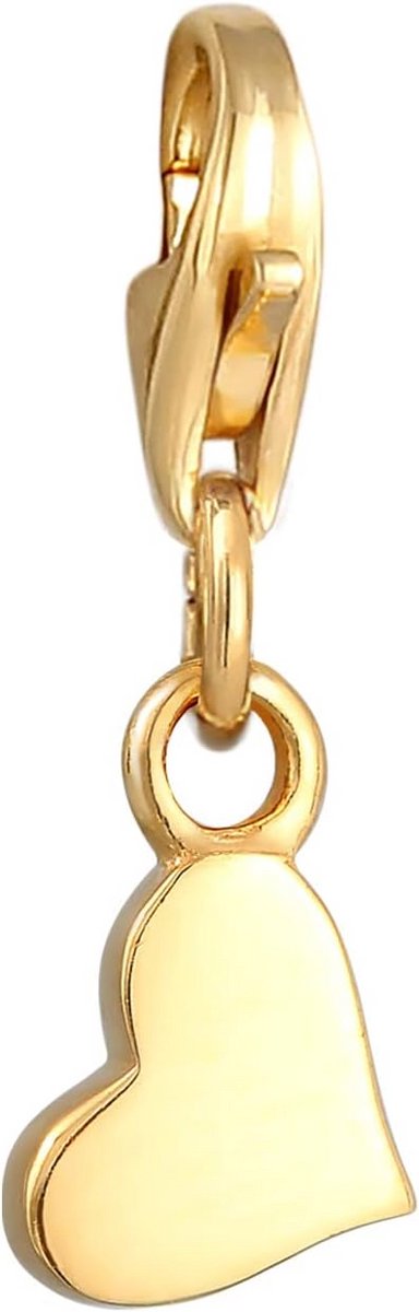 Hart Infinity Karabijnhaak Charm Hanger van 925 Sterling Zilver