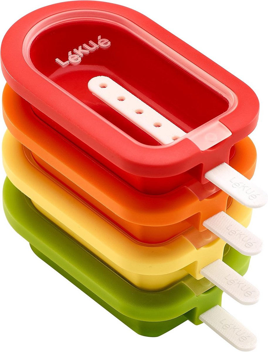 Mini IJsblokjes Mold - Stapelbaar, 4-stuks, 10 cm