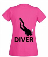 Procean DIVER t-shirt women M roze