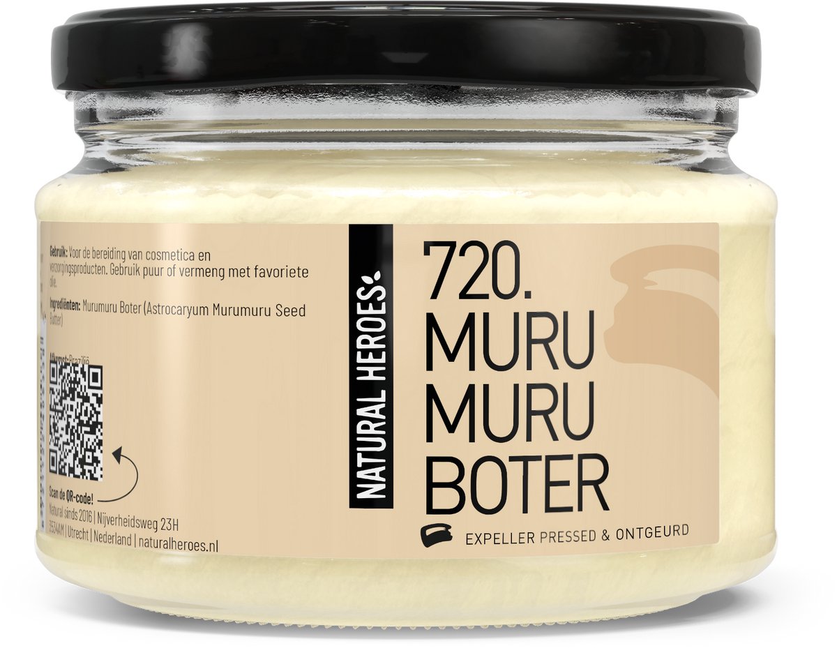Natural Heroes - Murumuru Boter (Expeller Pressed & Ontgeurd) 100ml