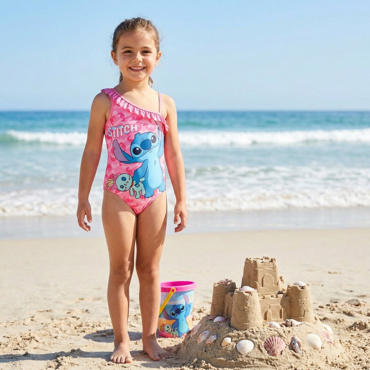 Lilo & Stitch Badpak - Roze - Badpak Meisjes — afbeelding 3