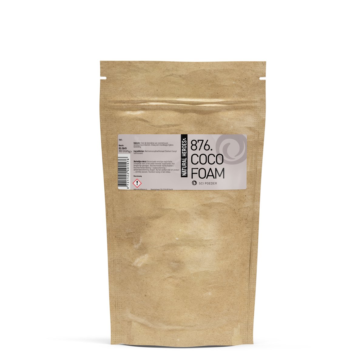 Natural Heroes - CocoFoam SCI - Poeder (Grote bubbels, Sulfaat-vrij) 100 gram