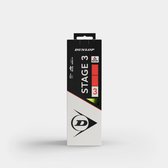 Dunlop Stage 3 Tennisballen - geel/rood - 3 stuks