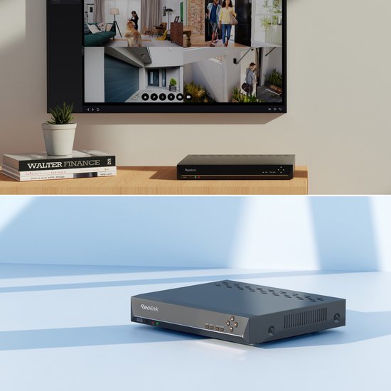 Reolink RLN36, 36CH Netwerkvideorecorder voor Huisbeveiligingscamera Systeem, Werkt uitsluitend met 16MP/12MP/4K/8MP/5MP/4MP REOLINK PoE Beveiligingscamera's, 24/7 Toezicht, Geïntegreerd I/O Alarmsysteem, 3 HDD Bays, Geen HDD Inbegrepen van Merkloos — afbeelding 5