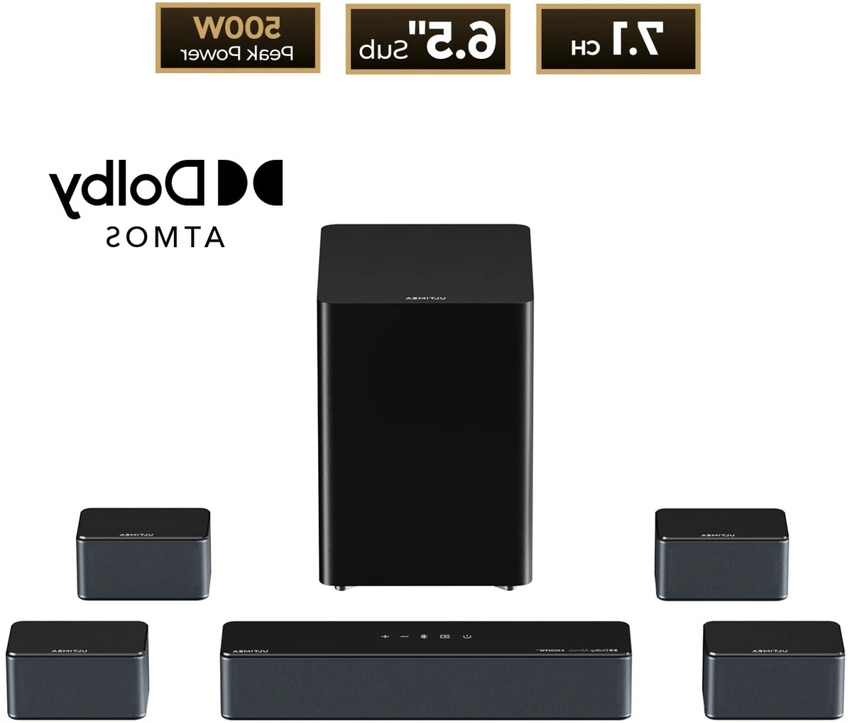 Corvance Soundbar 7.1 Kanaals Dolby Atmos met Draadloze Subwoofer - Corvance - €695,99