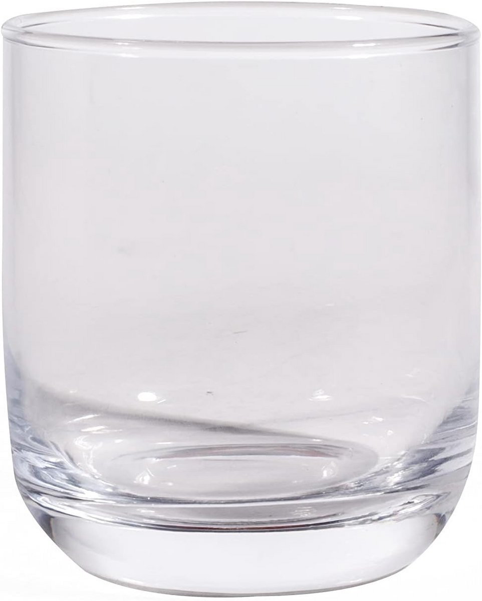 Set van 6 Mooie Kristallen Whiskeyglazen - 230 ml - Transparant Drinkglas