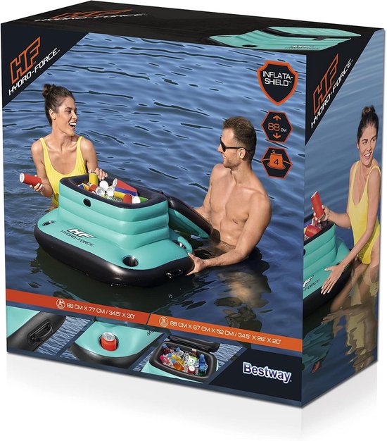 Opblaasbare koelbox - 88 x 77 cm — afbeelding 5