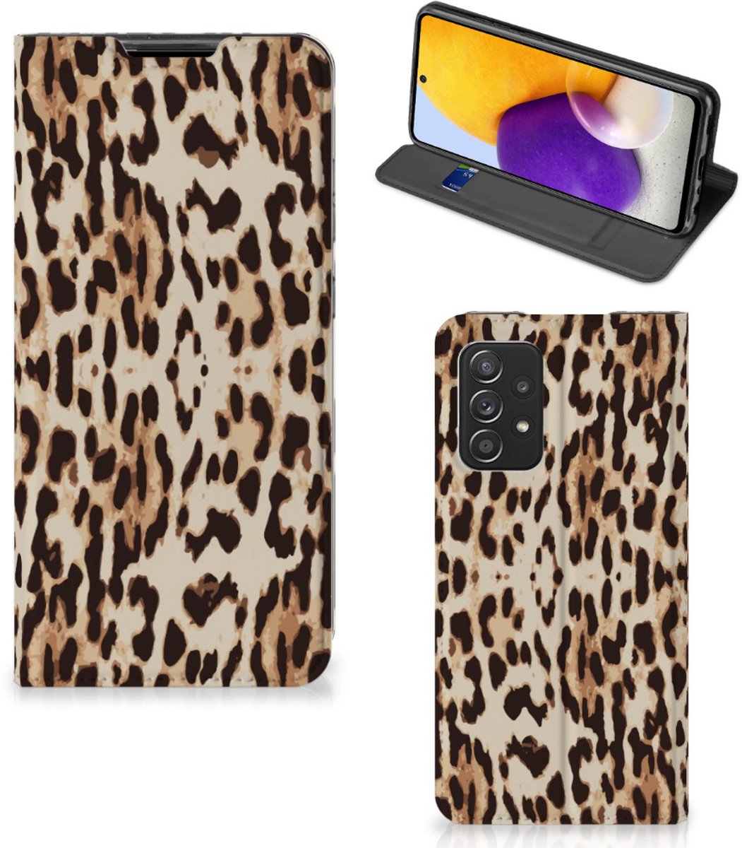 Samsung Galaxy A72 (5G/4G) Hoesje maken Leopard