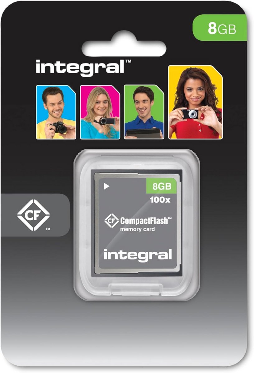 CompactFlash 8GB Geheugenkaart voor DSLR en Digitale Camera's