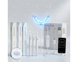 Luxury White - Tandenbleek Set - Tandenblekers - Tanden Bleken Thuis - Tandenbleekset - PAP+ Whitening Strips - White strips - Bleekset - luxurywhite - Smile - Cresting Formula - Teeth Whitening Set - Luxe - Whitening Kit met Pure Ingrediënten
