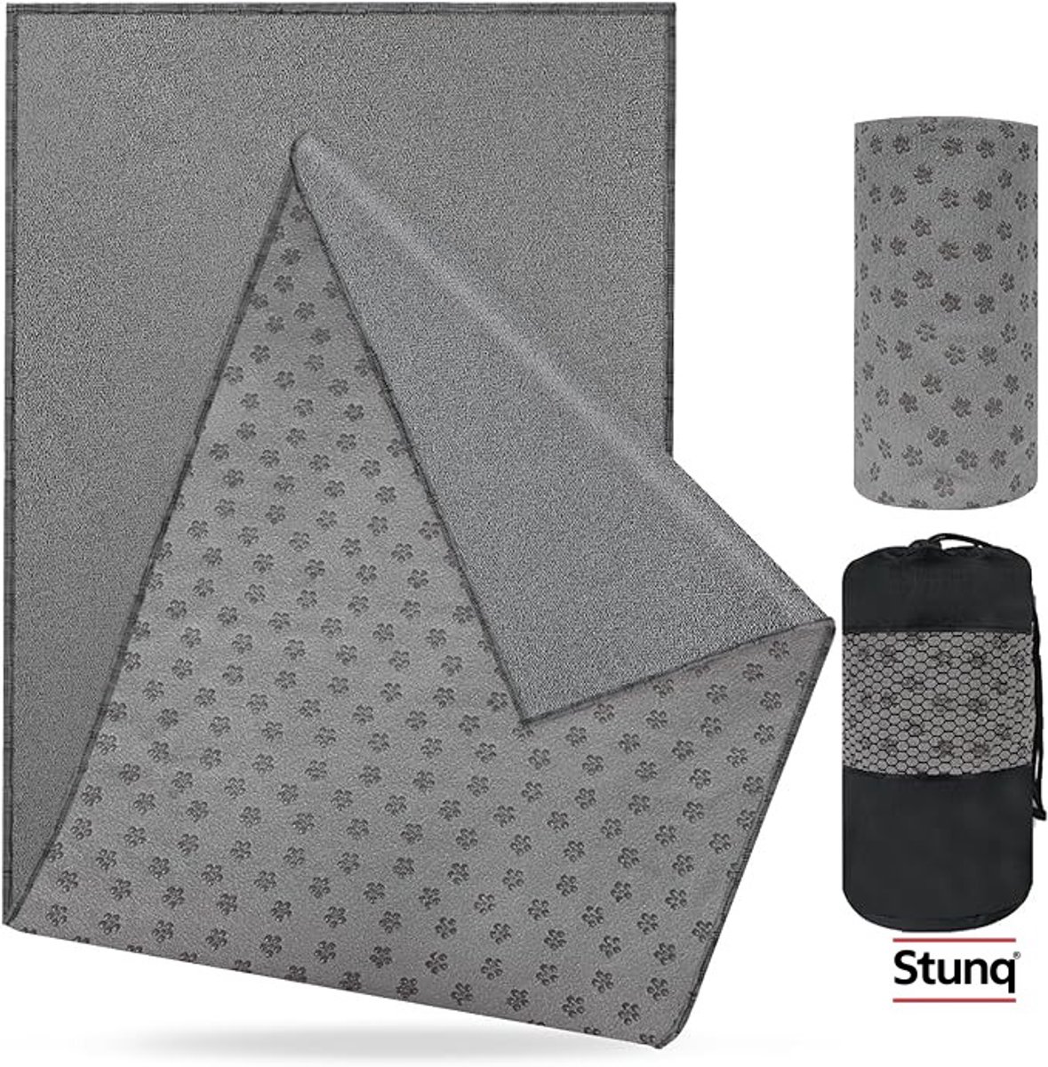 Antislip yogahanddoek met verkoelende functie, microvezel en draagtas