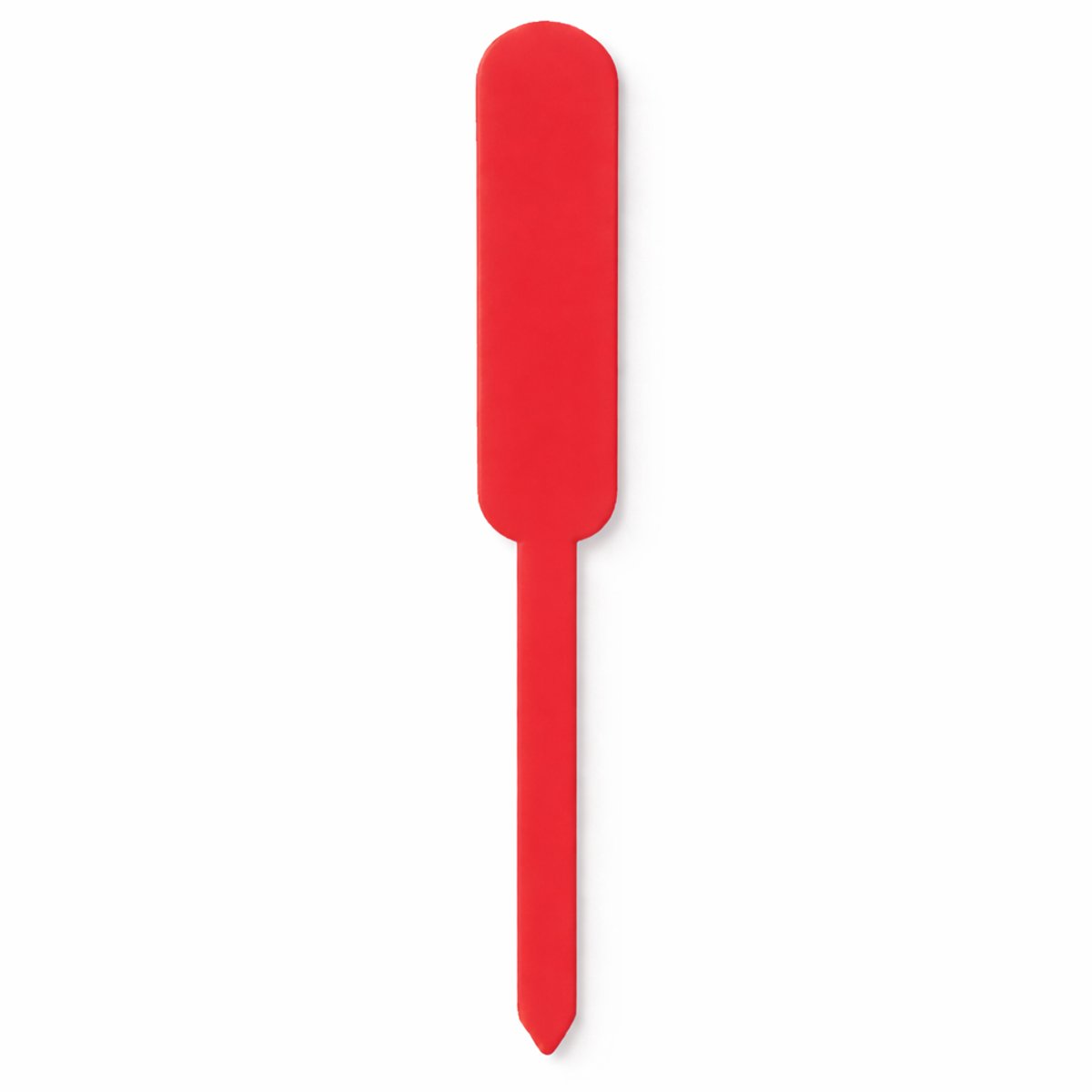 S&D | Plastic notitie bordjes - 50 stuks - Rood - Prijs / Tuin labels - Waterbestendige Plantsteker