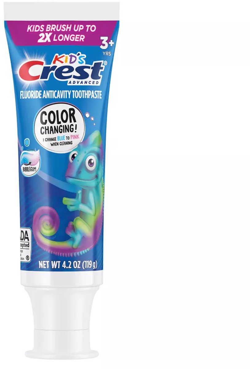 CREST Kleurveranderende Tandpasta voor Kinderen 119g - Tandpasta - Kleurveranderend, Kindvriendelijk