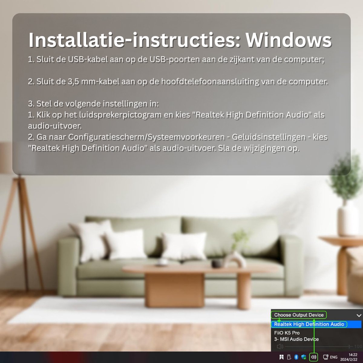 Soundbar PC Plug & Play 6W Speaker voor Computer - afbeelding 3